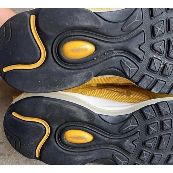 Vintage Nike Air Max 97 QS Olympic Rings Yellow Men’s Size 10 Shoes Sneakers - Picture 9 of 16